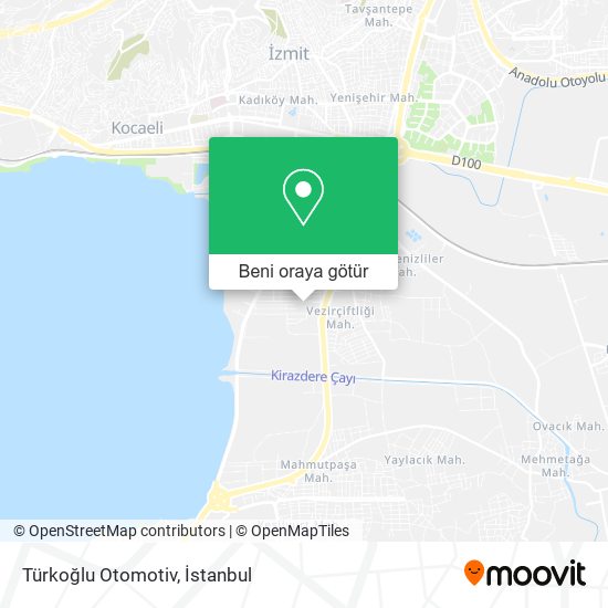 Türkoğlu Otomotiv harita