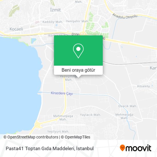 Pasta41 Toptan Gıda Maddeleri harita