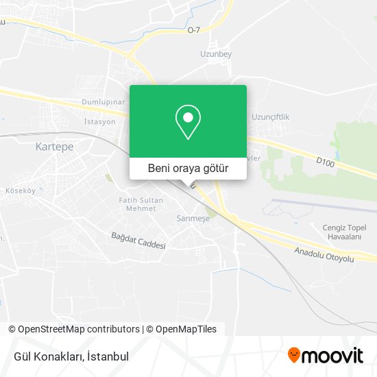 Gül Konakları harita