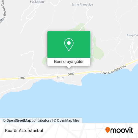 Kuaför Aze harita