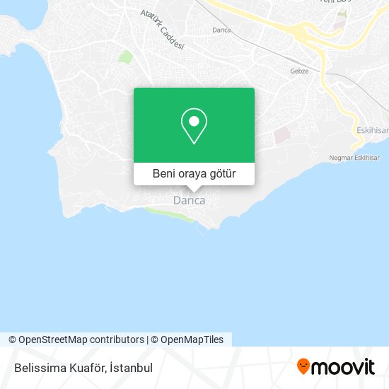 Belissima Kuaför harita