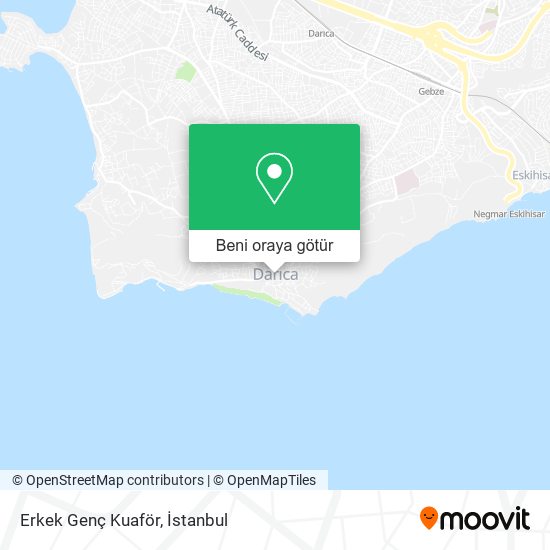 Erkek Genç Kuaför harita