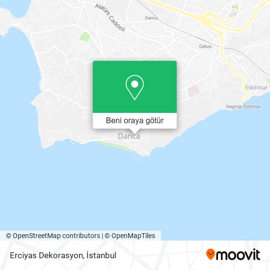 Erciyas Dekorasyon harita
