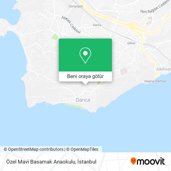 Özel Mavi Basamak Anaokulu harita
