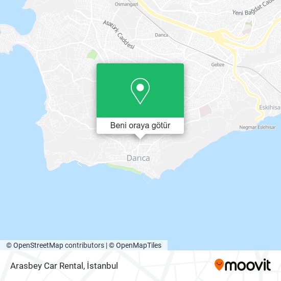 Arasbey Car Rental harita