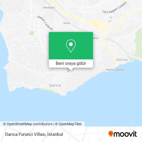 Darıca Furunci Villası harita