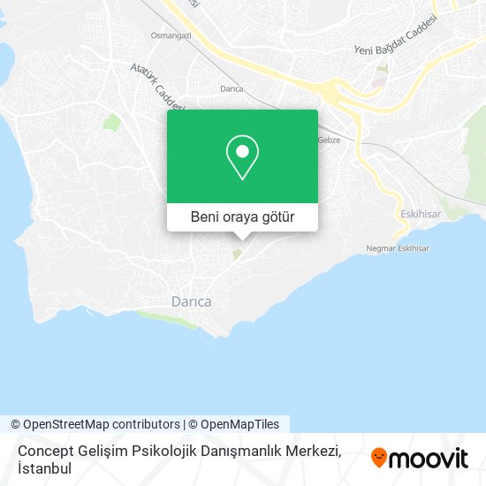 Concept Gelişim Psikolojik Danışmanlık Merkezi harita