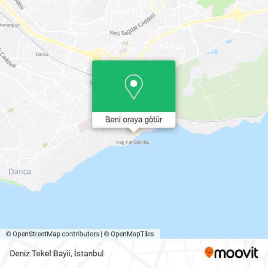 Deniz Tekel Bayii harita