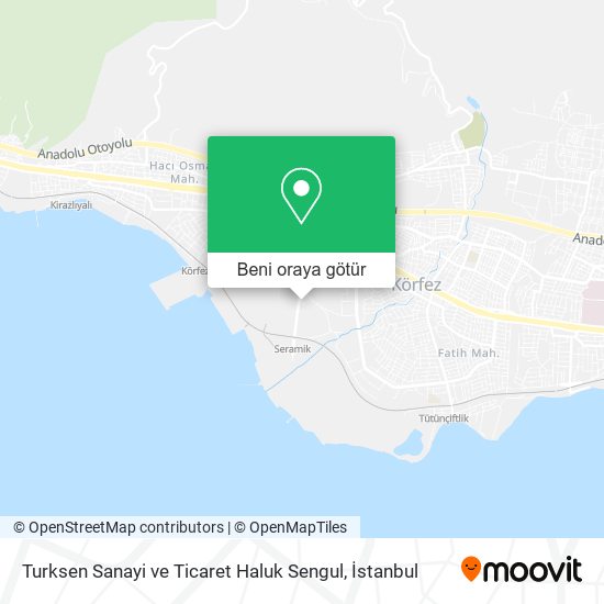 Turksen Sanayi ve Ticaret Haluk Sengul harita