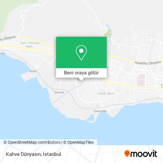 Kahve Dünyasın harita