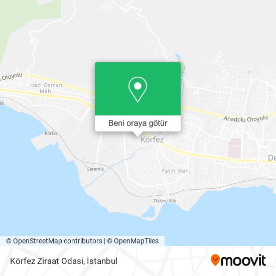 Körfez Ziraat Odasi harita