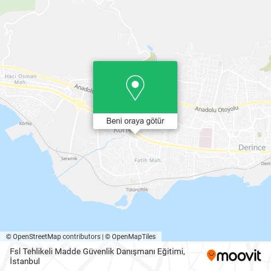Fsl Tehlikeli Madde Güvenlik Danışmanı Eğitimi harita