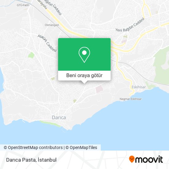 Darıca Pasta harita