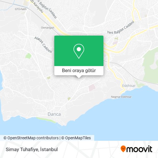 Simay Tuhafiye harita