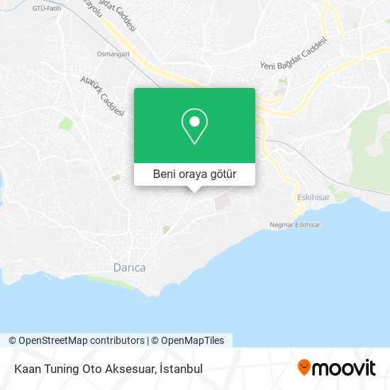 Kaan Tuning Oto Aksesuar harita