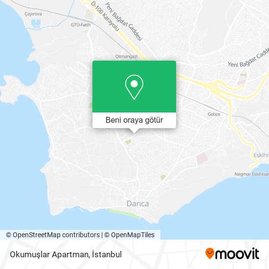 Okumuşlar Apartman harita
