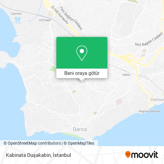 Kabinata Duşakabin harita