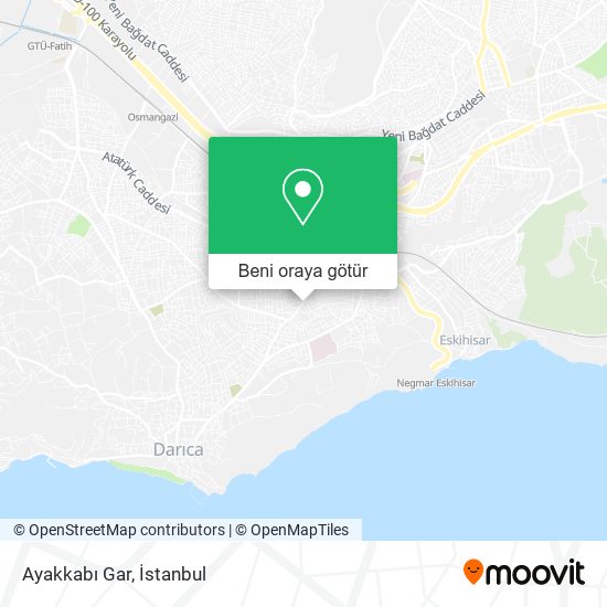 Ayakkabı Gar harita