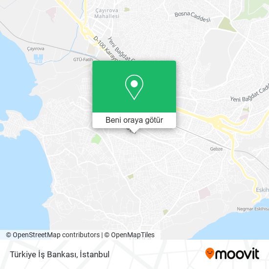 Türkiye İş Bankası harita