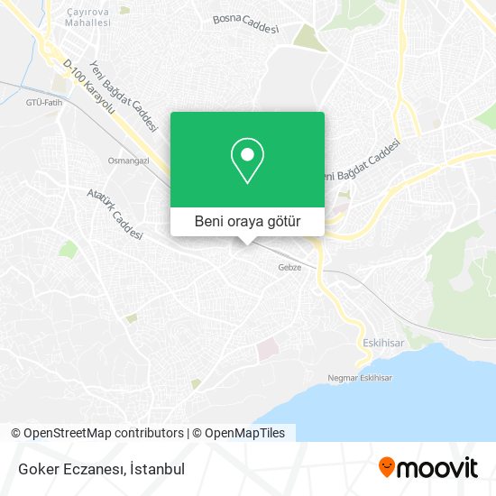 Goker Eczanesı harita