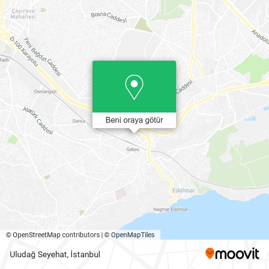 Uludağ Seyehat harita