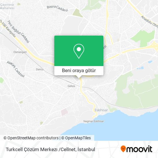 Turkcell Çözüm Merkezı /Cellnet harita