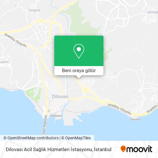 Dilovası Acil Sağlık Hizmetleri İstasyonu harita