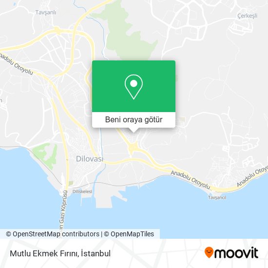 Mutlu Ekmek Fırını harita