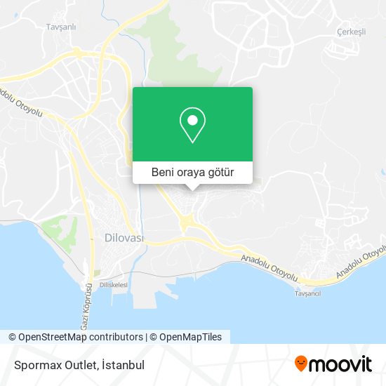 Spormax Outlet harita