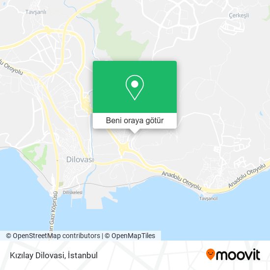 Kızılay Dilovasi harita