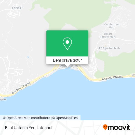 Bilal Ustanın Yeri harita