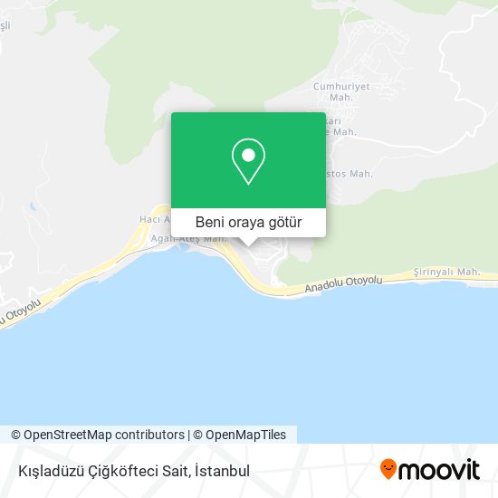 Kışladüzü Çiğköfteci Sait harita