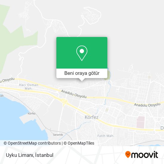 Uyku Limanı harita