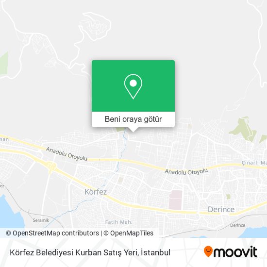 Körfez Belediyesi Kurban Satış Yeri harita