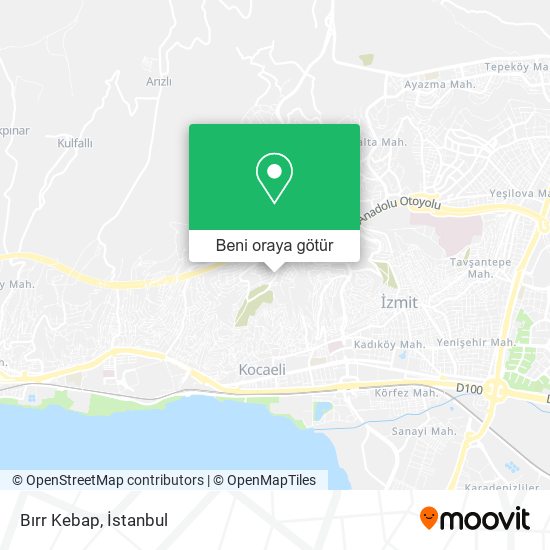 Bırr Kebap harita