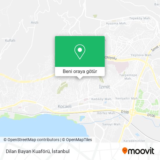 Dilan Bayan Kuaförü harita
