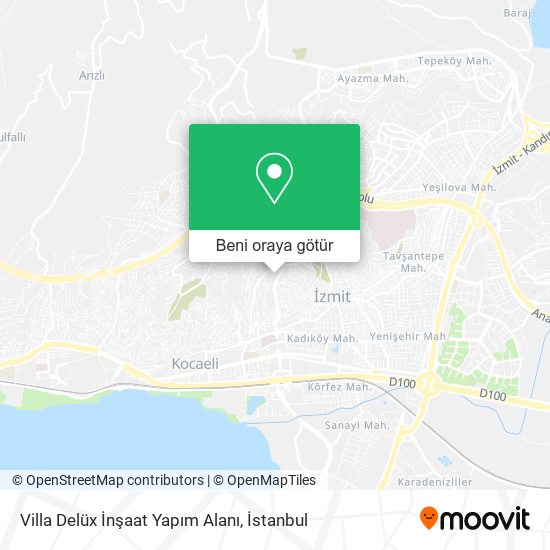 Villa Delüx İnşaat Yapım Alanı harita