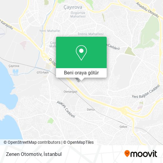 Zenen Otomotiv harita