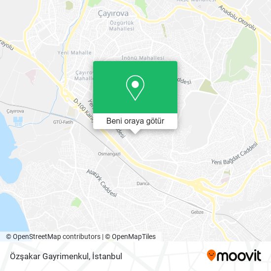 Özşakar Gayrimenkul harita