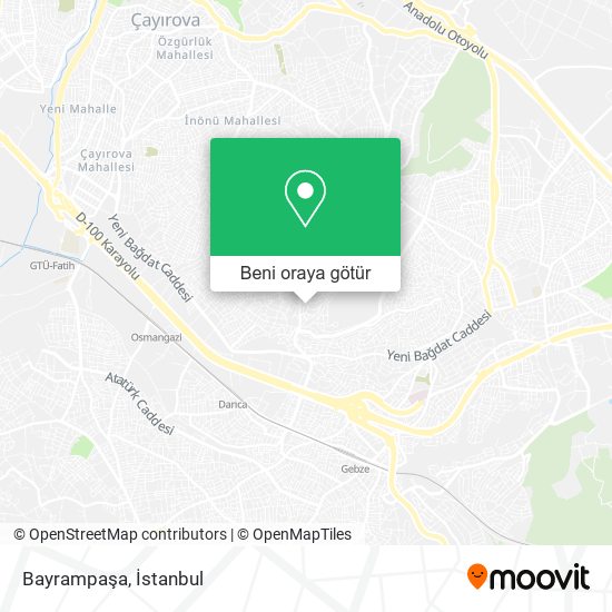 Bayrampaşa harita