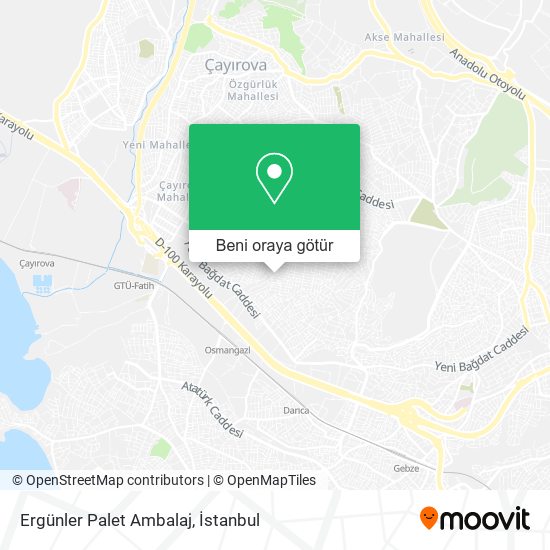 Ergünler Palet Ambalaj harita