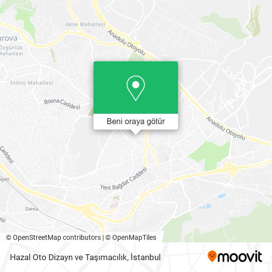 Hazal Oto Dizayn ve Taşımacılık harita