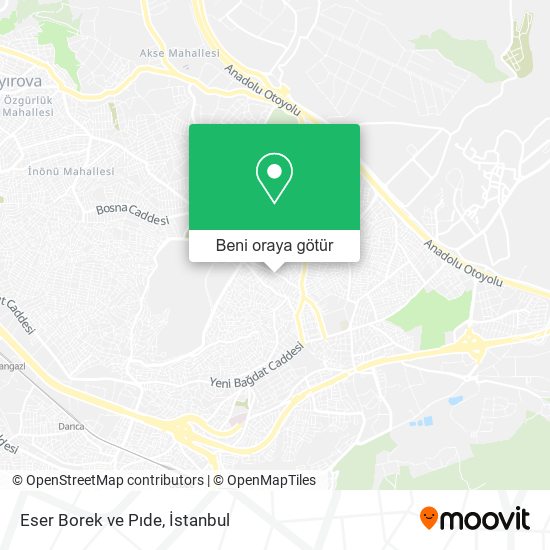 Eser Borek ve Pıde harita
