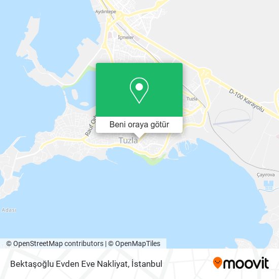 Bektaşoğlu Evden Eve Nakliyat harita