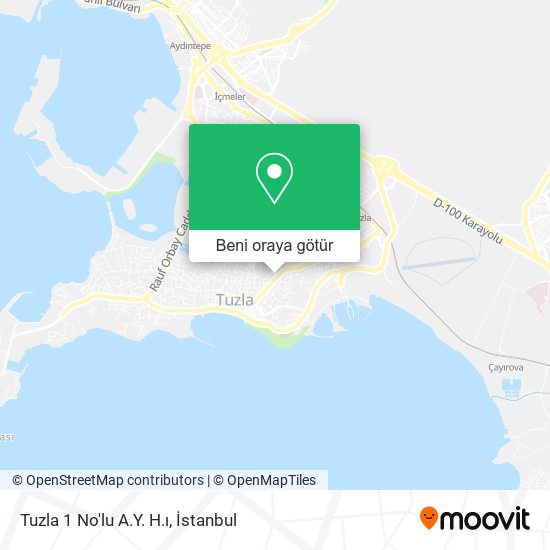 Tuzla 1 No'lu A.Y. H.ı harita