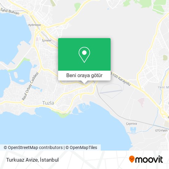Turkuaz Avize harita