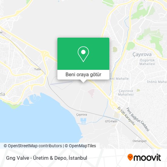 Gng Valve - Üretim & Depo harita