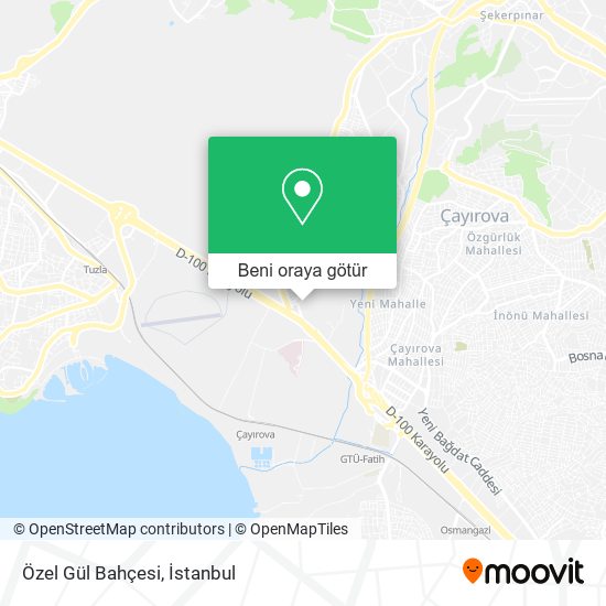 Özel Gül Bahçesi harita