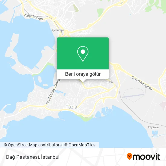 Dağ Pastanesi harita