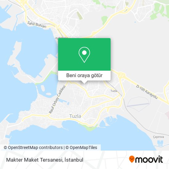 Makter Maket Tersanesi harita